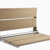 26" Shower Seat with Polished Frame Shower Seats