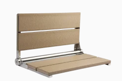 26" Shower Seat with Polished Frame Shower Seats