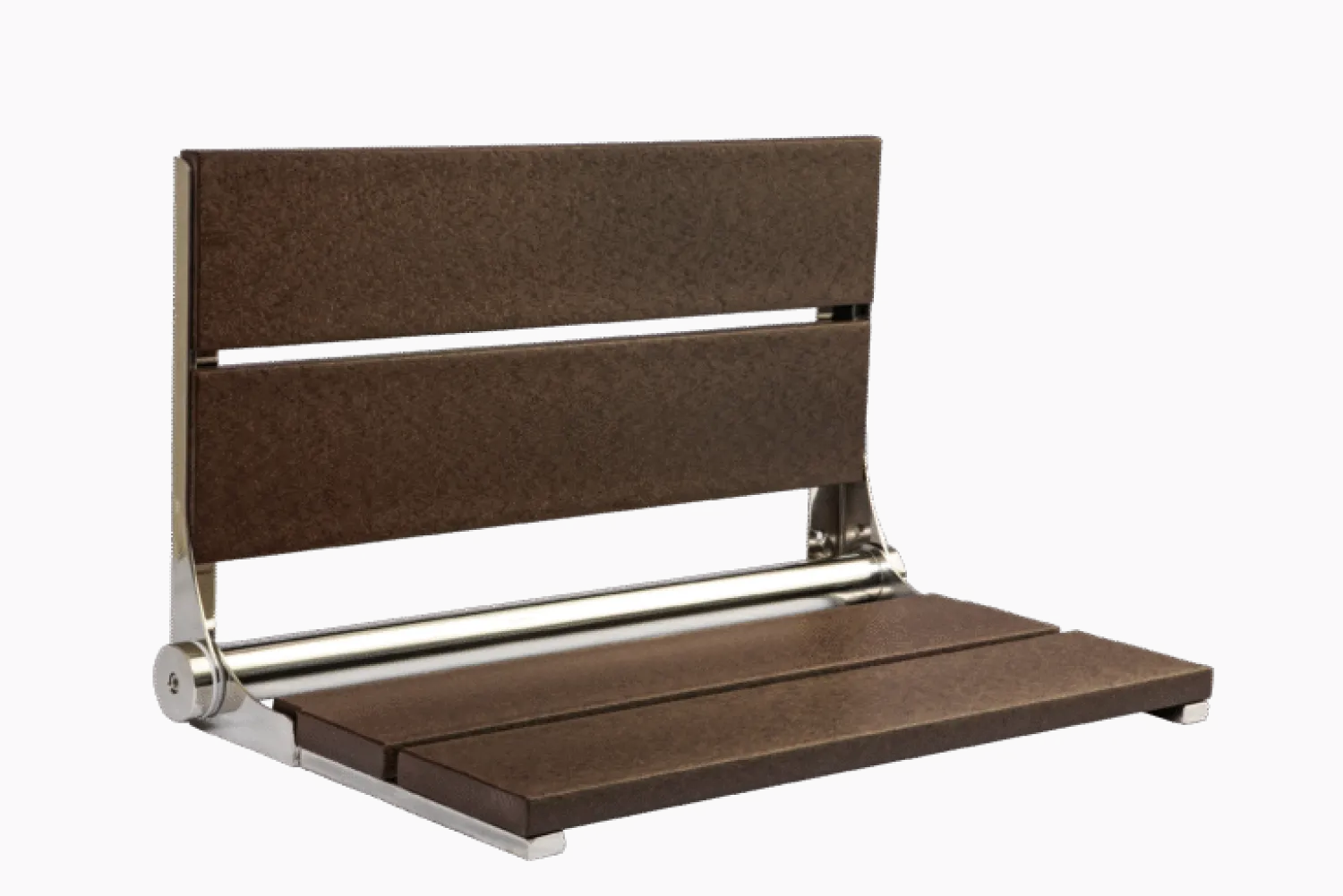 26" Shower Seat with Polished Frame Shower Seats