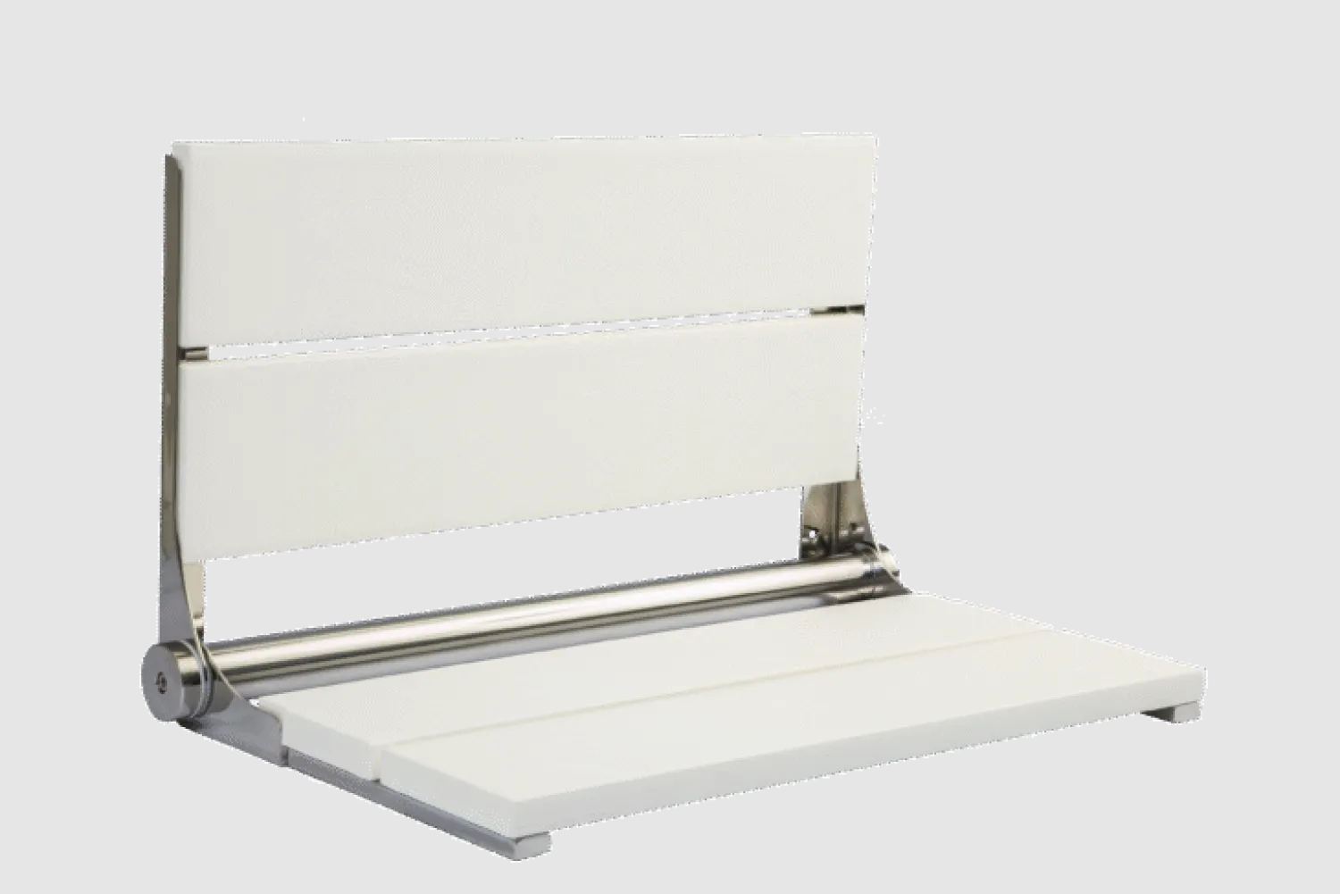 26" Shower Seat with Polished Frame Shower Seats
