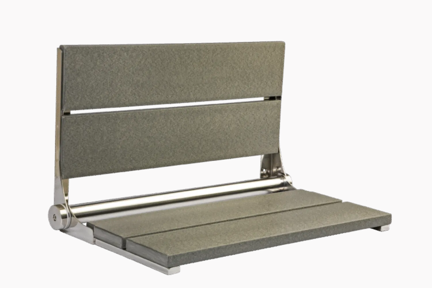 26" Shower Seat with Polished Frame Shower Seats