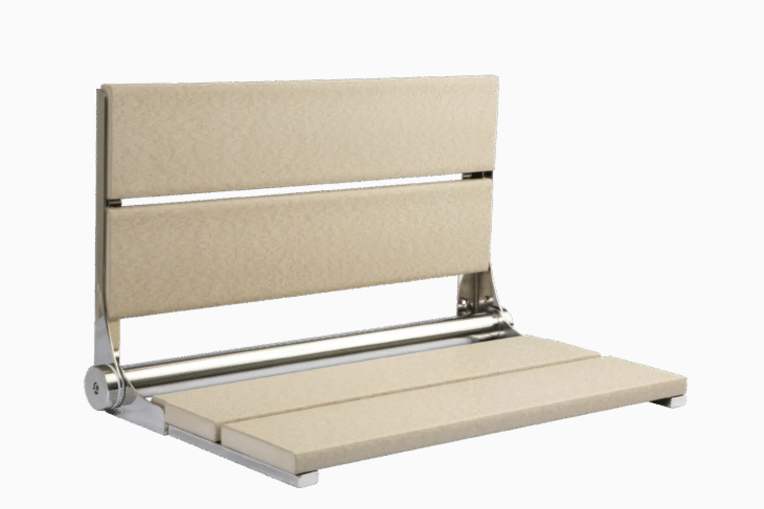 26" Shower Seat with Polished Frame Shower Seats