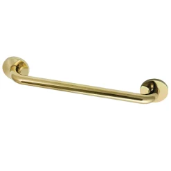 Outlet Silver Sage 18" Brass ADA Grab Bar in Polished Brass Grab Bars