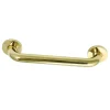 Best Silver Sage 12" Brass ADA Grab Bar in Polished Brass Grab Bars