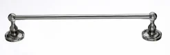 Outlet 18" Single Towel Bar With Ribbon & Reed Detail In Brushed Satin Nickel Top Knobs|Brushed Nickel Hardware