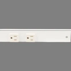 Sale Slim Angle Under Cabinet Outlet Power Strip | White Finish Power Strips