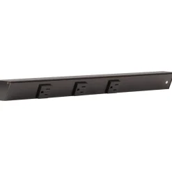 Hot Slim Angle Under Cabinet Outlet Power Strip | Black Finish Power Strips