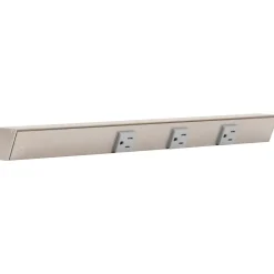 Online Slim Angle Under Cabinet Outlet Power Strip | Satin Nickel Finish Power Strips