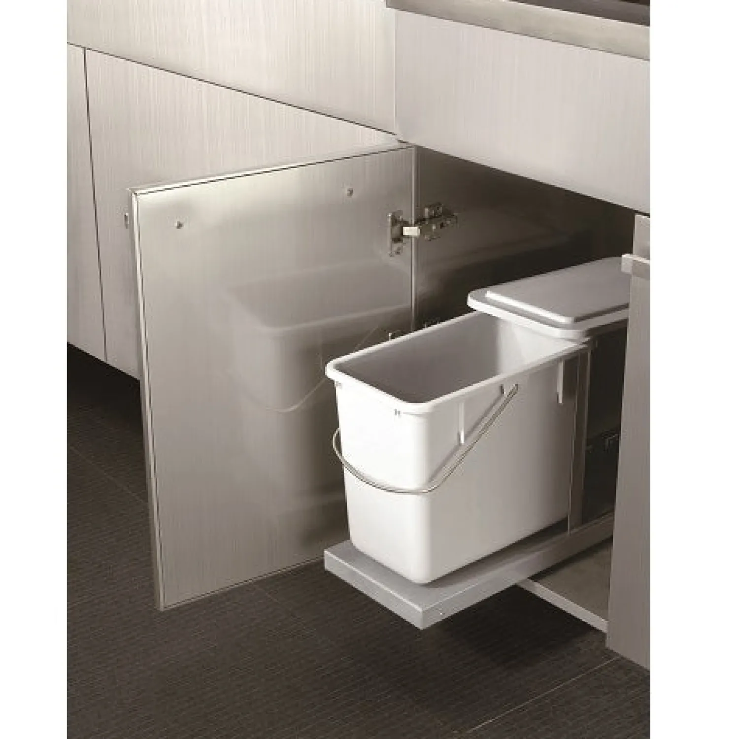 Stainless Steel 33" Sink Base Cabinet with Integral Sink Sink Base Cabinets|Laundry & Utility Sinks