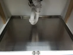 New Stainless Steel Sink Base Tray Maintenance & Installation