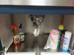 New Stainless Steel Sink Base Tray Maintenance & Installation
