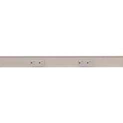 Tamper Resistant Angle Under Cabinet Outlet Power Strip | Satin Nickel Finish Power Strips