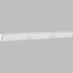 Outlet Tamper Resistant Angle Under Cabinet Outlet Power Strip | White Finish Power Strips