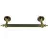 New Templeton 12" Brass Decorative Grab Bar in Antique Brass Grab Bars