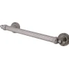 Online Templeton 12" Brass Decorative Grab Bar in Brushed Nickel Grab Bars