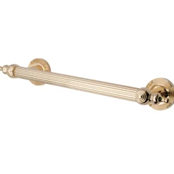 Hot Templeton 12" Brass Decorative Grab Bar in Polished Brass Grab Bars