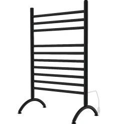 Best Templeton Freestanding Plug-In Towel Warmer in Matte Black Towel Warmers|Towel Warmers