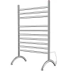 New Templeton Freestanding Plug-In Towel Warmer in Brushed Nickel Towel Warmers|Towel Warmers