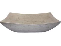 Sale Thin Lipped Deep Zen Sink in Polished Penny Grey Marble Above Counter / Vessel Sinks