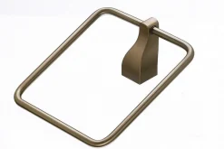 Topknobs AQ5BB Towel Ring in Brushed Bronze Top Knobs|Towel Rings