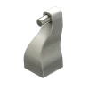 Hot Topknobs AQ1BSN Single Hook in Brushed Satin Nickel Top Knobs|Brushed Nickel Hardware