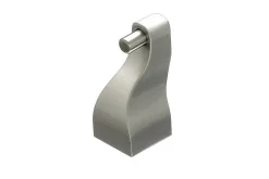 Hot Topknobs AQ1BSN Single Hook in Brushed Satin Nickel Top Knobs|Brushed Nickel Hardware