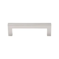 Clearance Asbury Square Bar Pull Top Knobs|Brushed Nickel Hardware