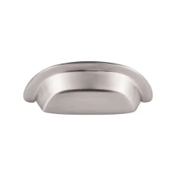 Best Aspen II Cup Pull Top Knobs|Brushed Nickel Hardware