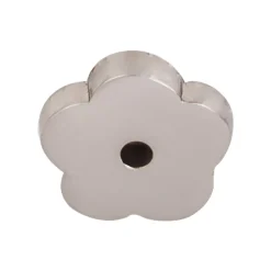 Clearance Aspen II Flower Backplate Top Knobs|Brushed Nickel Hardware