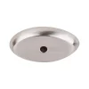 Clearance Aspen II Oval Backplate Top Knobs|Brushed Nickel Hardware