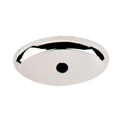 Clearance Aspen II Oval Backplate Top Knobs|Brushed Nickel Hardware