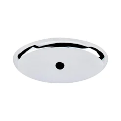 Clearance Aspen II Oval Backplate Top Knobs|Brushed Nickel Hardware