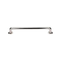 New Aspen II Rounded Pull Top Knobs|Brushed Nickel Hardware