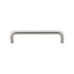 Clearance Bent Bar 10mm in Brushed Stainless Steel Top Knobs|Pulls