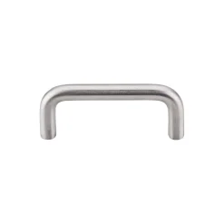 Clearance Bent Bar 10mm in Brushed Stainless Steel Top Knobs|Pulls