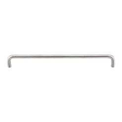 Bent Bar 8mm in Brushed Stainless Steel Top Knobs|Pulls