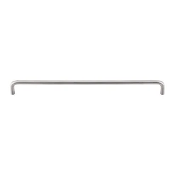 Bent Bar 8mm in Brushed Stainless Steel Top Knobs|Pulls