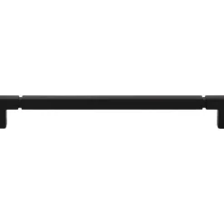 Sale Coddington Langston Pull in Flat Black Top Knobs|Black & Dark Hardware