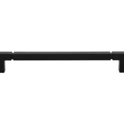 Sale Coddington Langston Pull in Flat Black Top Knobs|Black & Dark Hardware