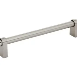 New Coddington Lawrence Pull in Brushed Satin Nickel Top Knobs|Brushed Nickel Hardware