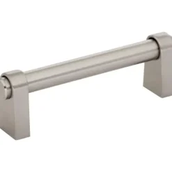 New Coddington Lawrence Pull in Brushed Satin Nickel Top Knobs|Brushed Nickel Hardware