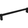Sale Coddington Lawrence Pull in Flat Black Top Knobs|Black & Dark Hardware