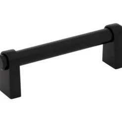 Sale Coddington Lawrence Pull in Flat Black Top Knobs|Black & Dark Hardware