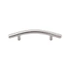Outlet Curved Bar Pull Top Knobs|Brushed Nickel Hardware