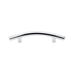 Outlet Curved Bar Pull Top Knobs|Brushed Nickel Hardware