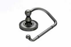 New Topknobs ED4APA Tissue Hook with Beaded Detail in Antique Pewter Top Knobs