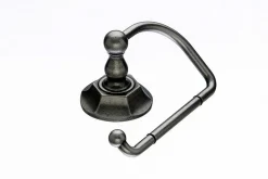 Hot Topknobs ED4APB Tissue Hook with Hex Detail in Antique Pewter Top Knobs