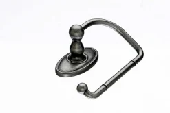 Topknobs ED4APC Tissue Hook with Oval Backplate in Antique Pewter Top Knobs