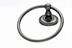 Clearance Topknobs ED5APD Towel Ring in Antique Pewter Top Knobs|Towel Rings