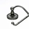 Topknobs ED4APF Tissue Hook with Rope Detail in brushed Antique Pewter Top Knobs